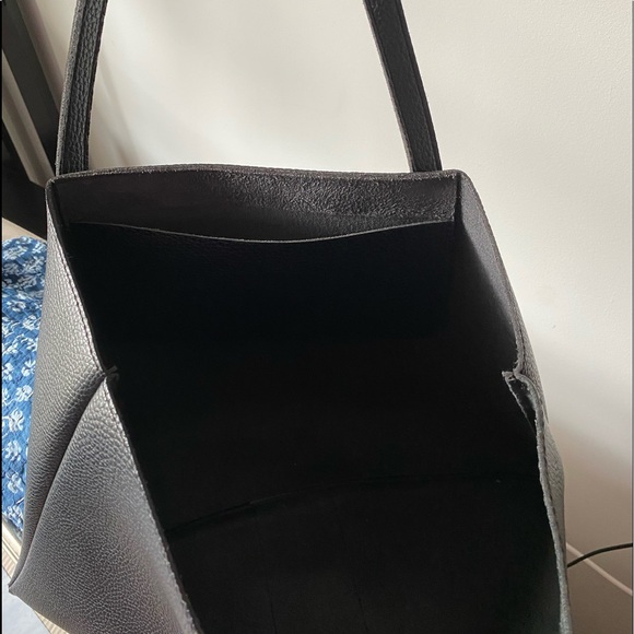 Vince Camuto Vegan Leather Tote - Black and Grey - Picture 8 of 13